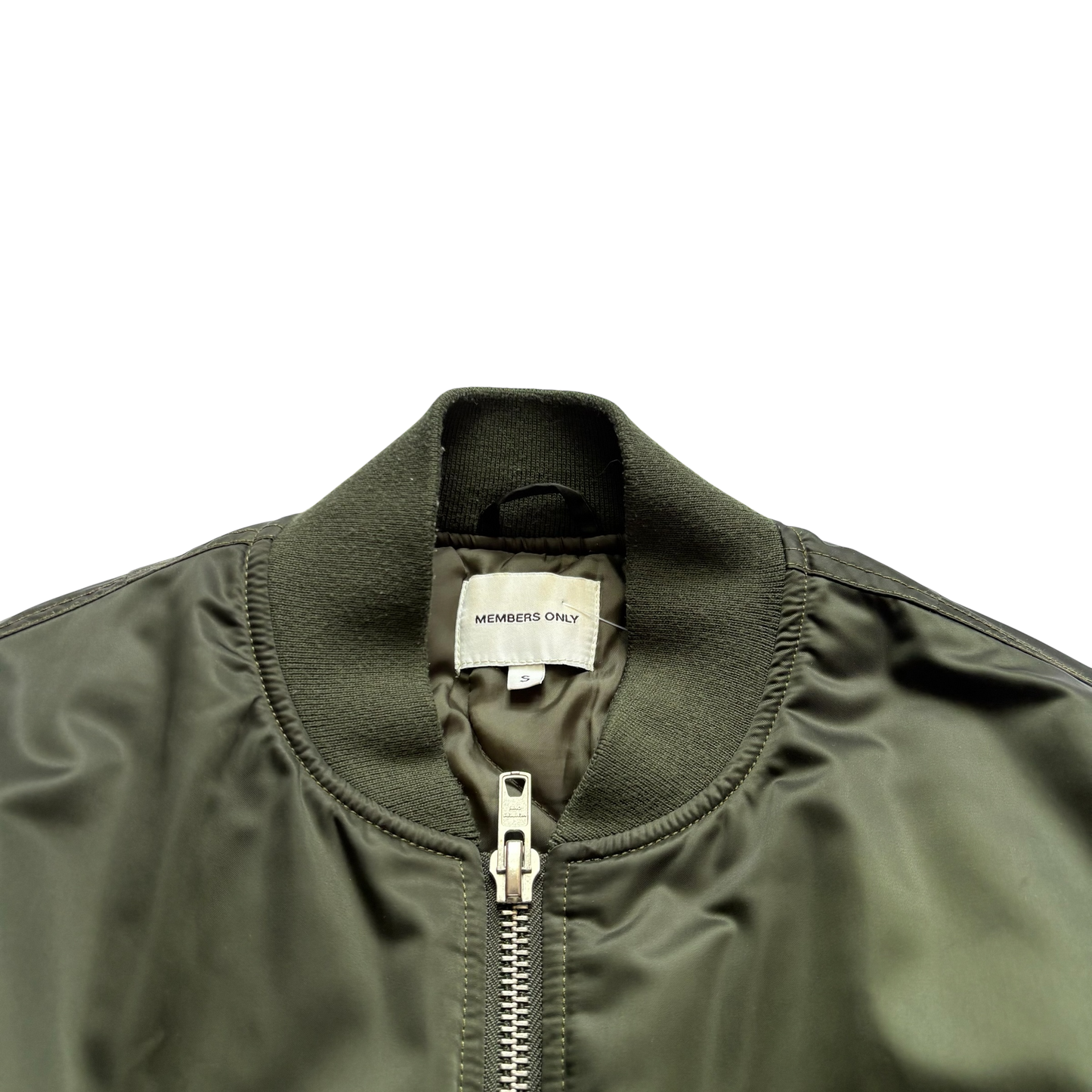 Members Only Green Bomber Jacket (Women’s Small)