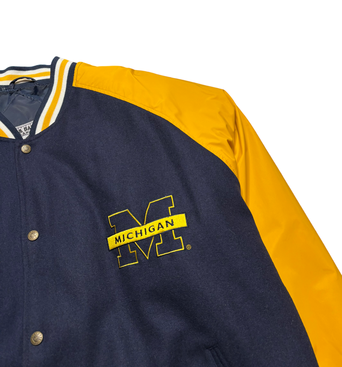 Vintage University of Michigan Bomber Jacket (Size XXL)