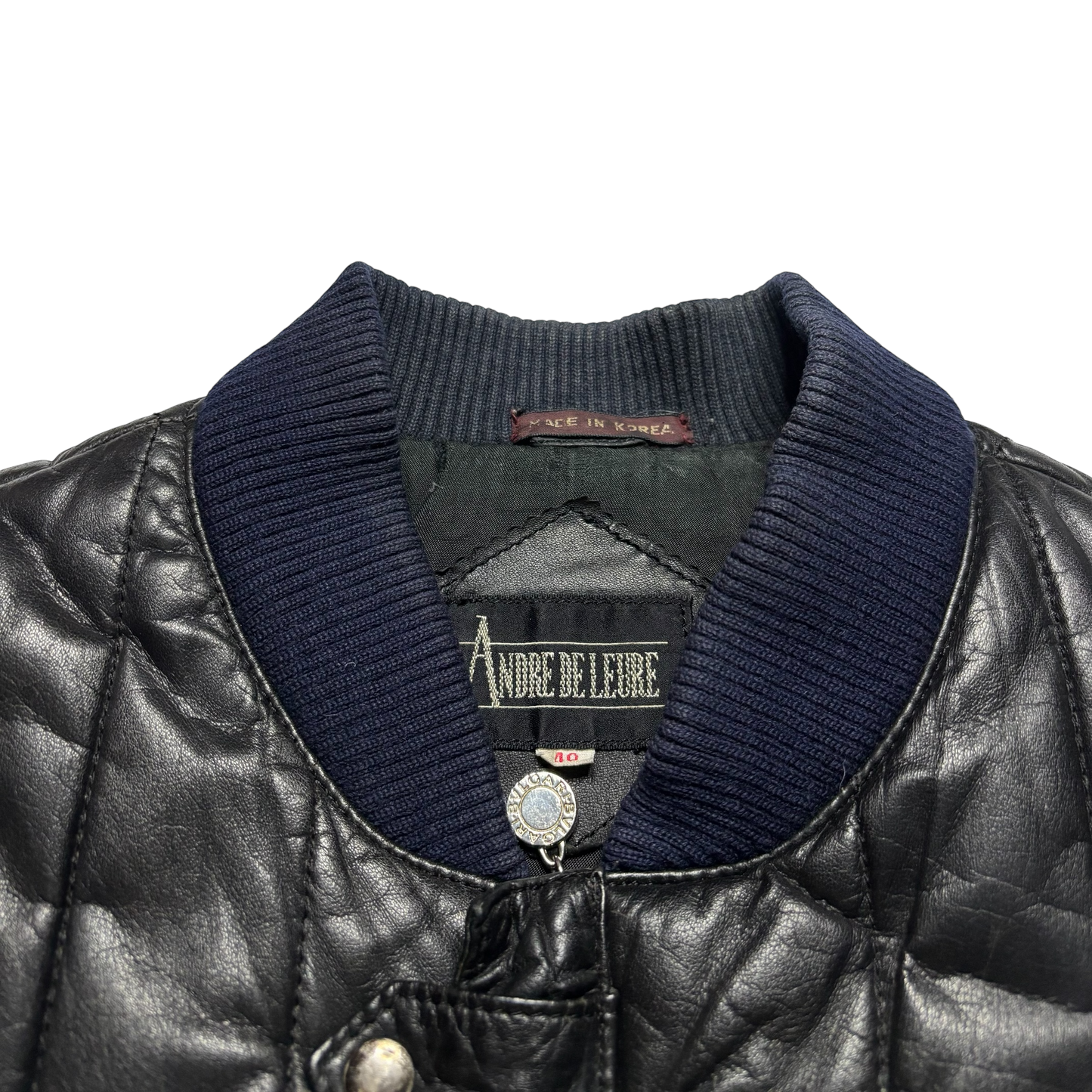 Vintage Leather Vest (Small - Flawed)