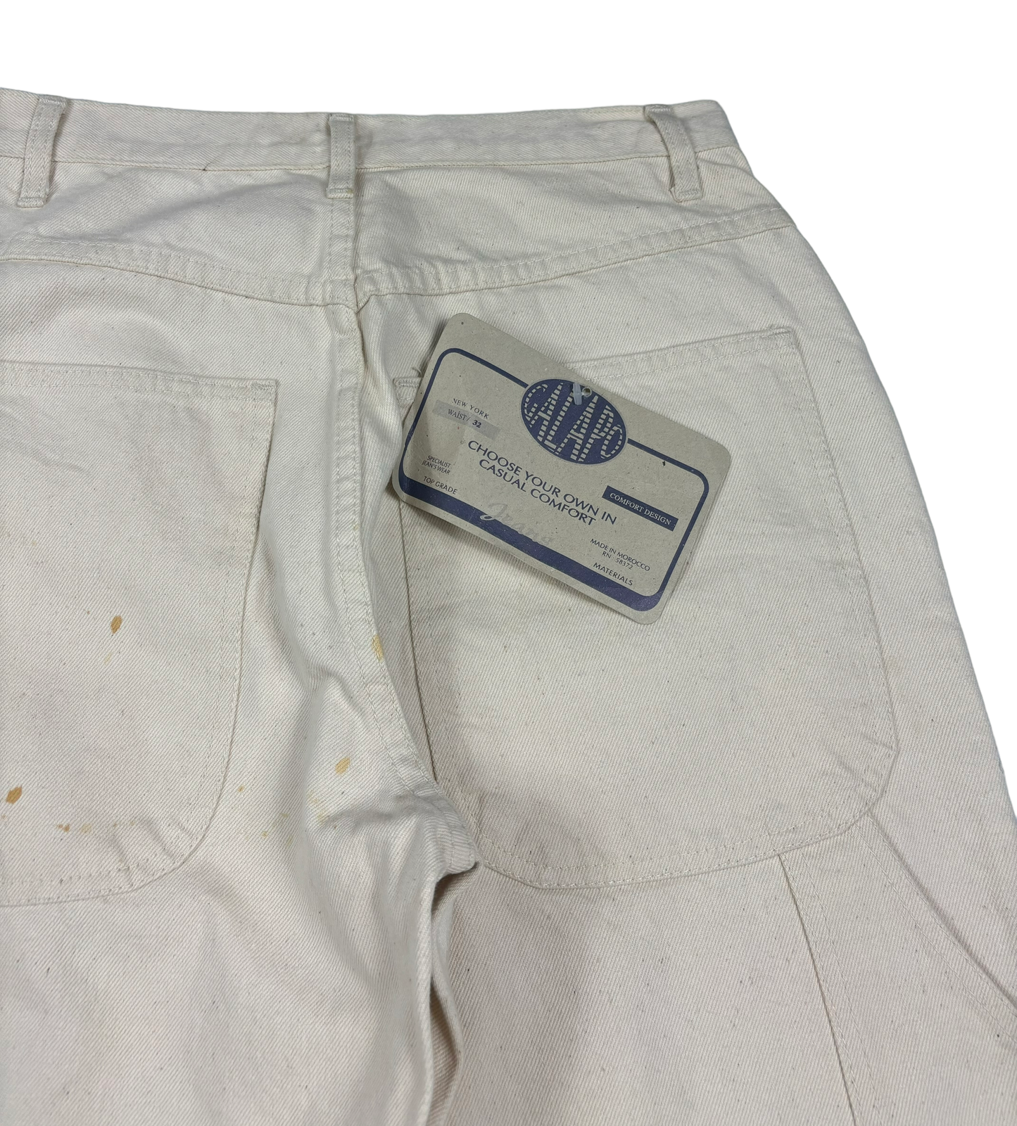 Deadstock Vintage Cream Jorts New W/ Tag(32)