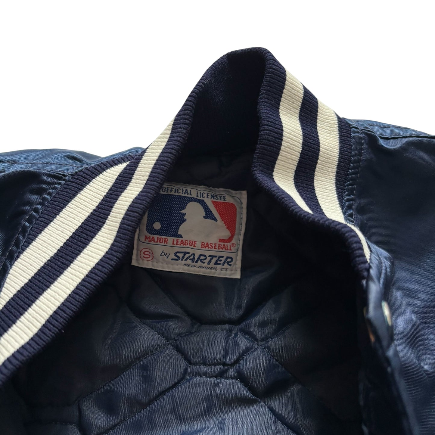 80s Vintage New York Yankees Satin Jacket (Small)