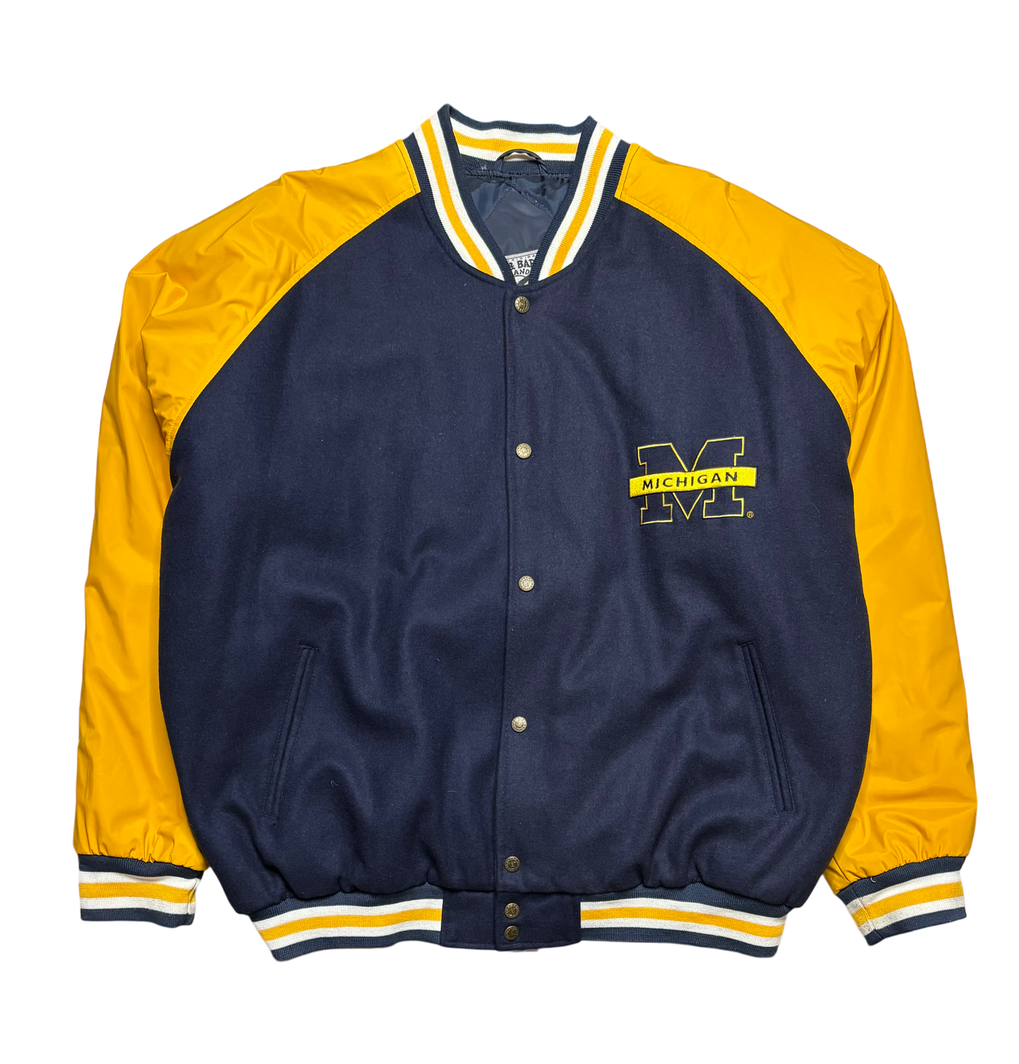 Vintage University of Michigan Bomber Jacket (Size XXL)