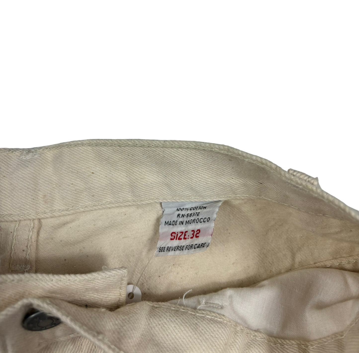 Deadstock Vintage Cream Jorts New W/ Tag(32)