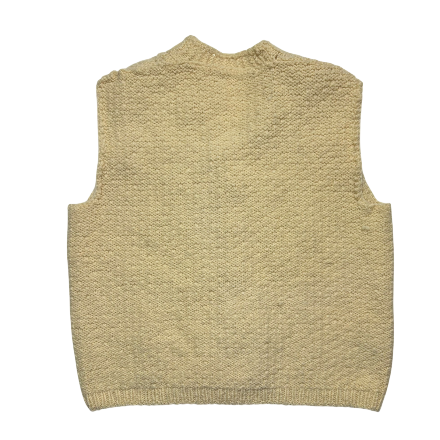 Cream Knit Vest (Women’s Large)