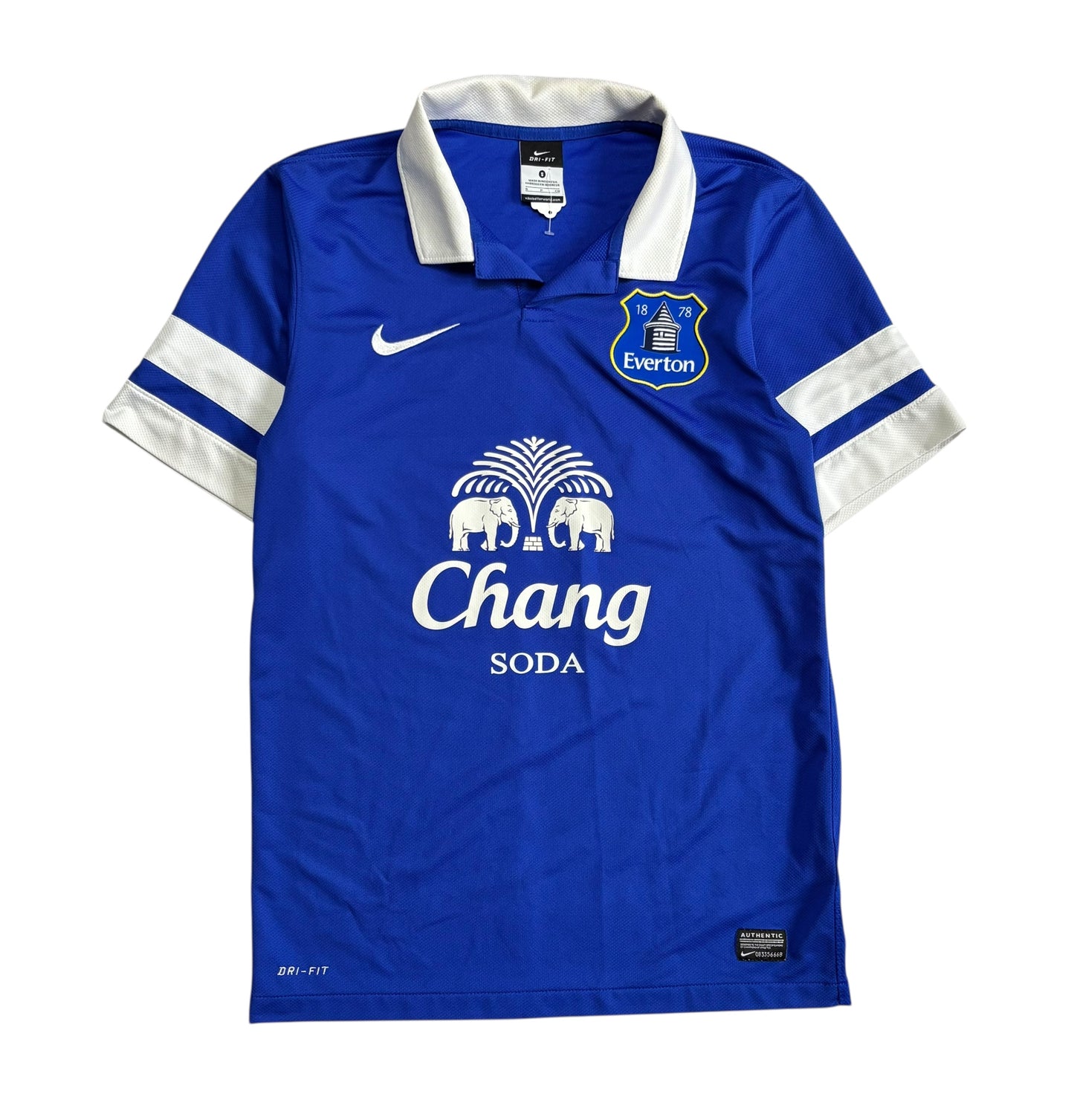Authentic Everton Soccer Jersey #8 (Small)
