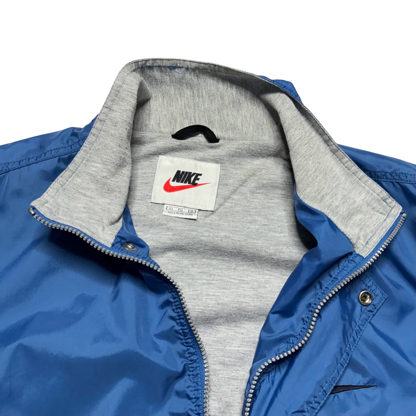 Vintage Nike Windbreaker Blue Jacket (XL)