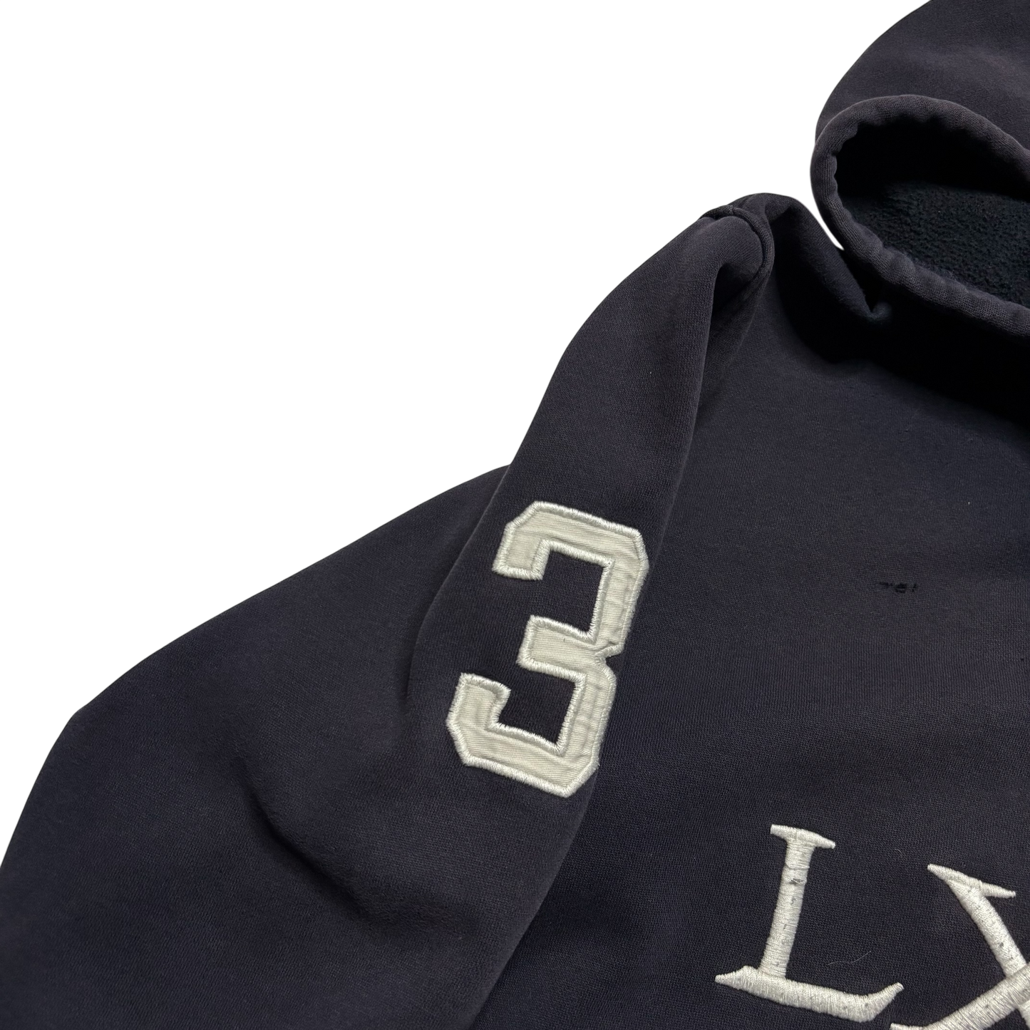 Ralph Lauren Polo Distressed Faded Hoodie (Small)