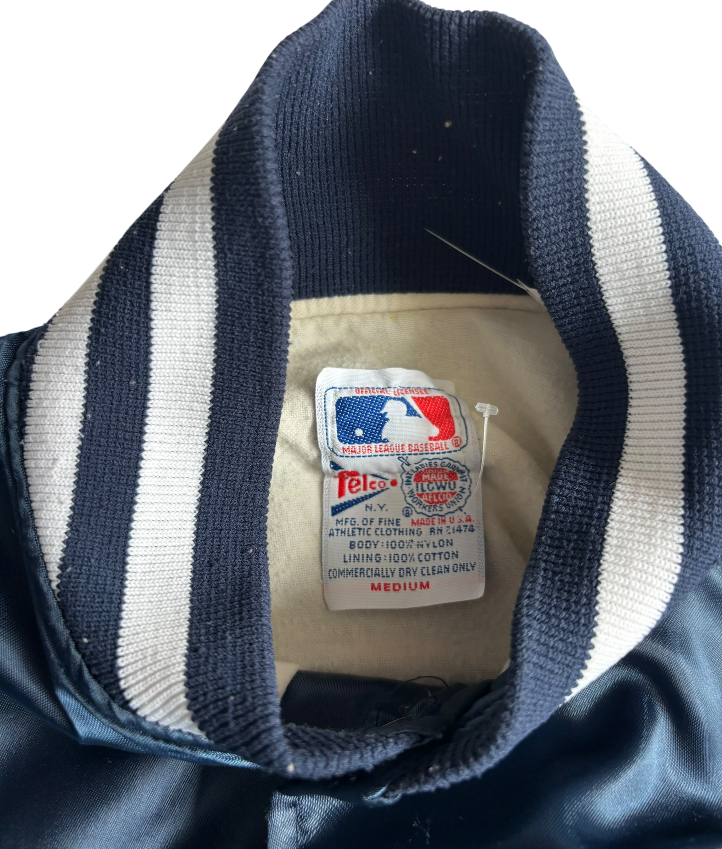 80s Vintage New York Yankees Satin Jacket (Small)