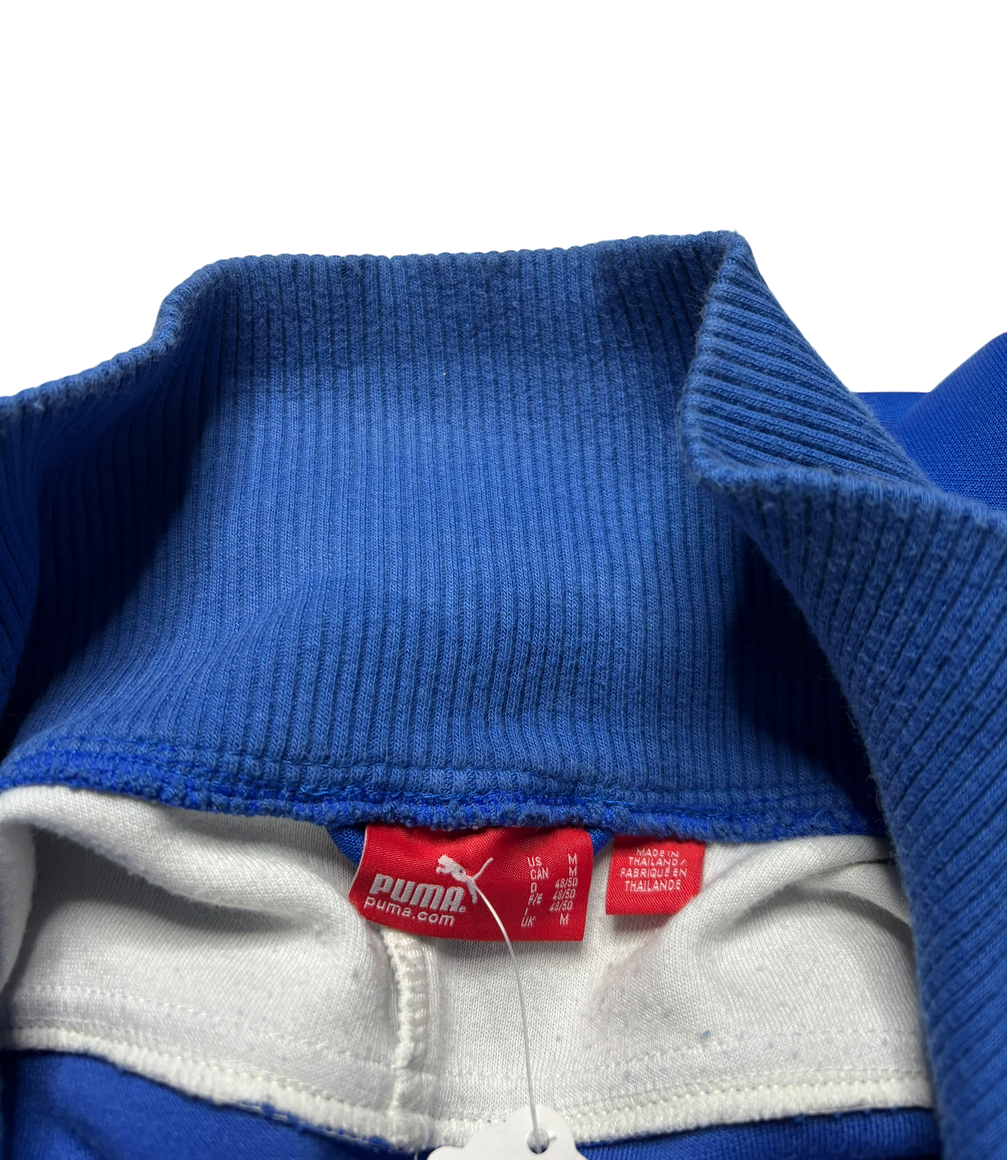 Puma Blue/White Zip Up Sweater (Medium)
