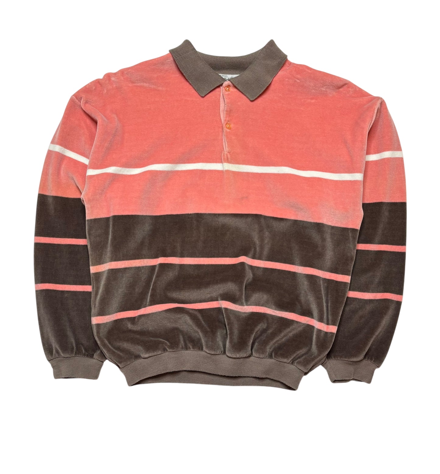 Vintage Pink and Brown Sweater (Small)