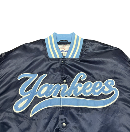 Vintage New York Yankees Navy/Carolina Blue Bomber Jacket Like New (XXL)