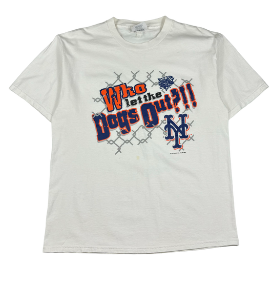 90s Vintage New York Mets T Shirt (Large)