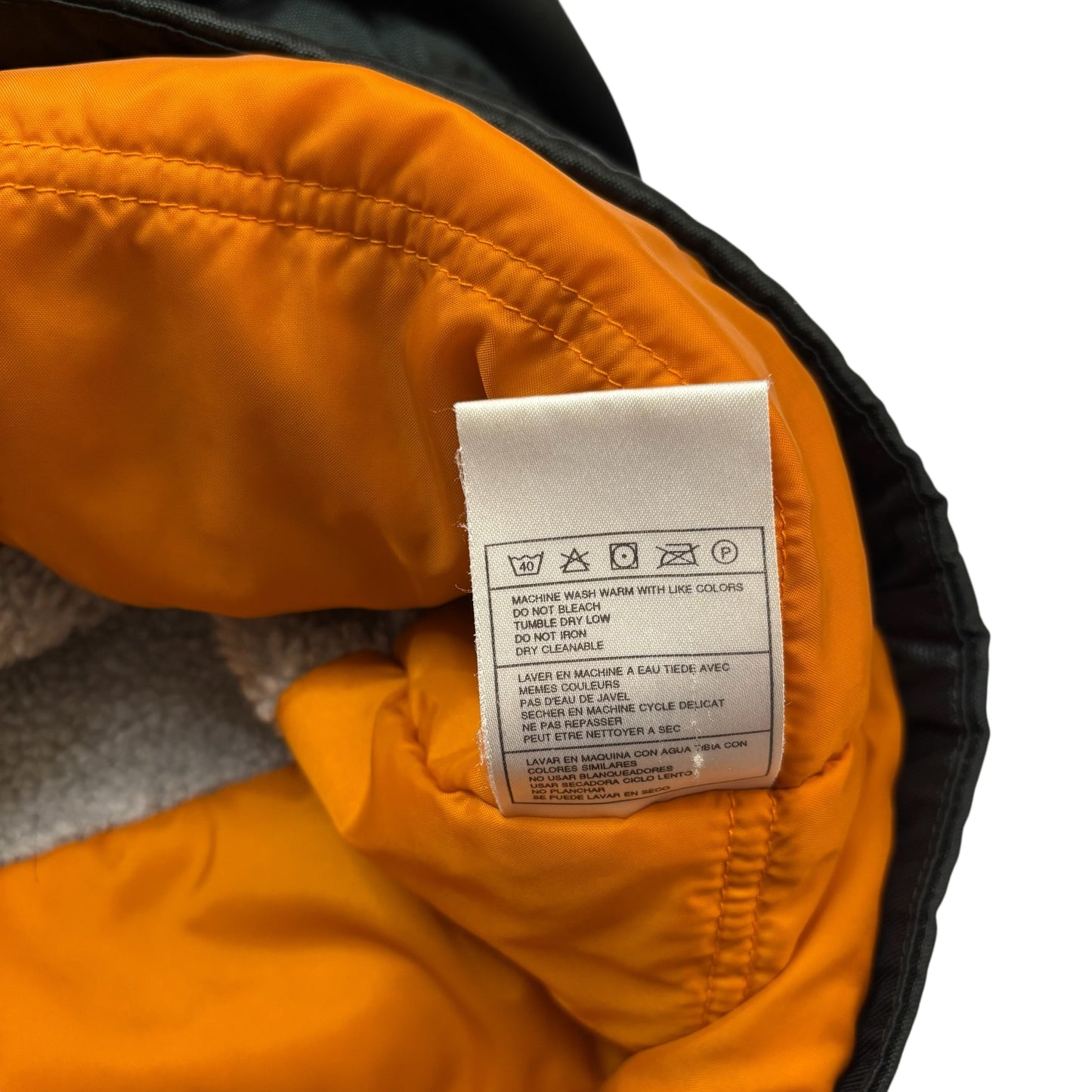 90s Nike Sherpa Lined Dark Green Jacket (XL)