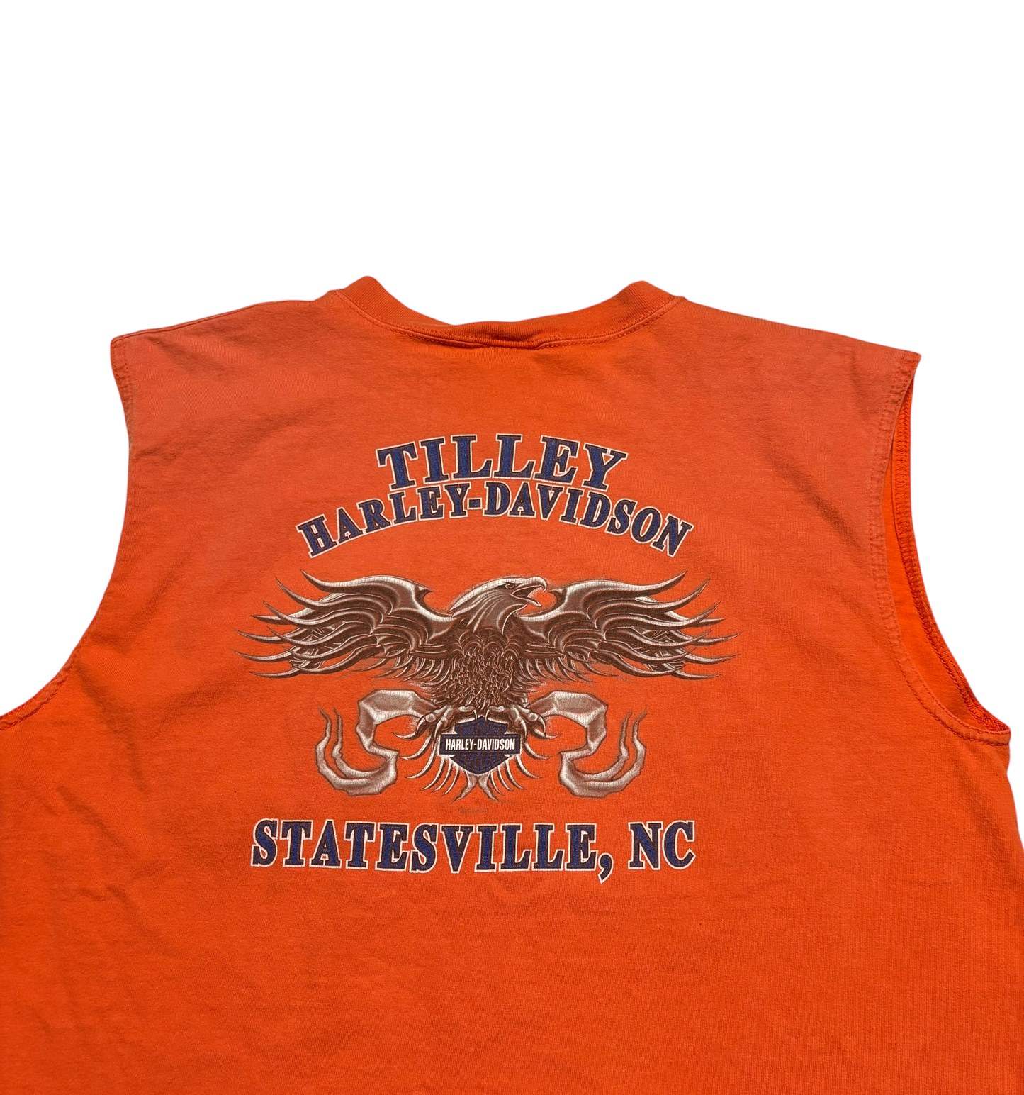 Harley Davidson Cut Off T Shirt (Medium/Large)