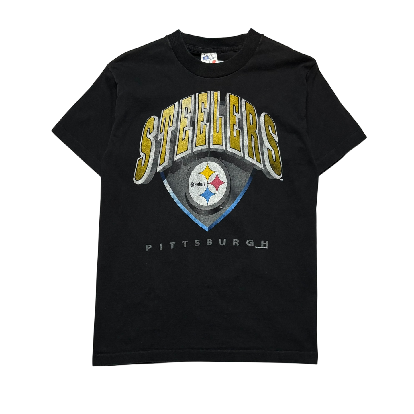 90s Vintage Football Graphic T Shirt (Small)