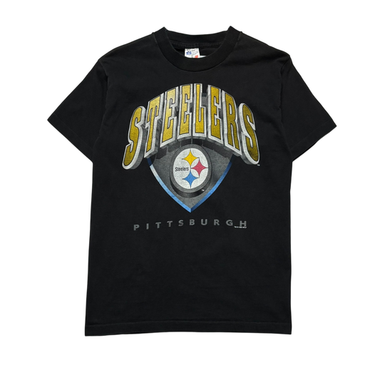 90s Vintage Football Graphic T Shirt (Small)