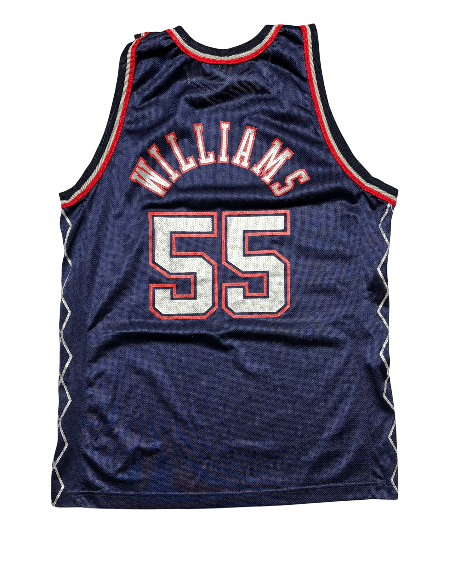 Vintage New Jersey Nets Jason Williams Signed Jersey New W/ Tags (Medium/Large)