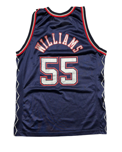 Vintage New Jersey Nets Jason Williams Signed Jersey New W/ Tags (Medium/Large)