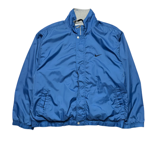 Vintage Nike Windbreaker Blue Jacket (XL)