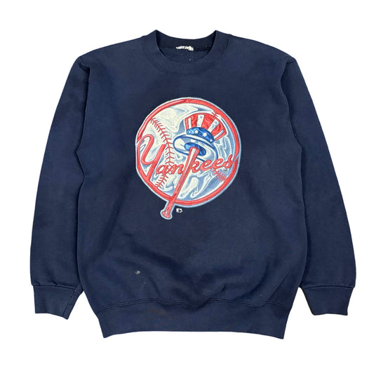 90s Vintage New York Yankees Crewneck (Oversized Small)