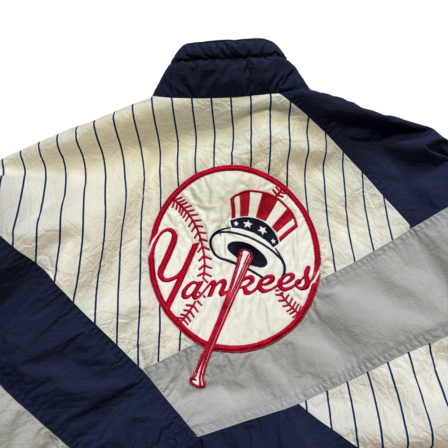 90s Vintage New York Yankees Windbreaker Jacket (Small)
