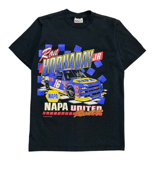 Vintage Racing Graphic T Shirt (Small)