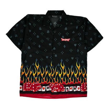 Las Vegas Flames Button Up Shirt (Oversized XL)