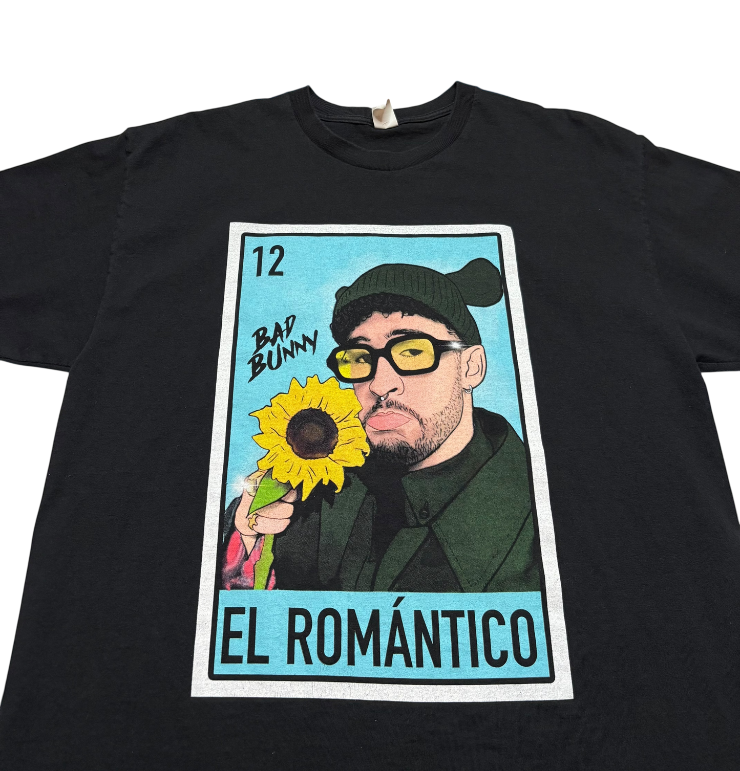 Bad Bunny Graphic T Shirt (Large)