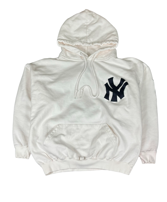 2000 New York Yankees World Series Light Pinkish Hoodie (XL)