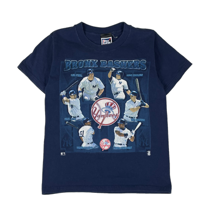 Vintage New York Yankees Bronx Bombers Graphic T Shirt (XS)