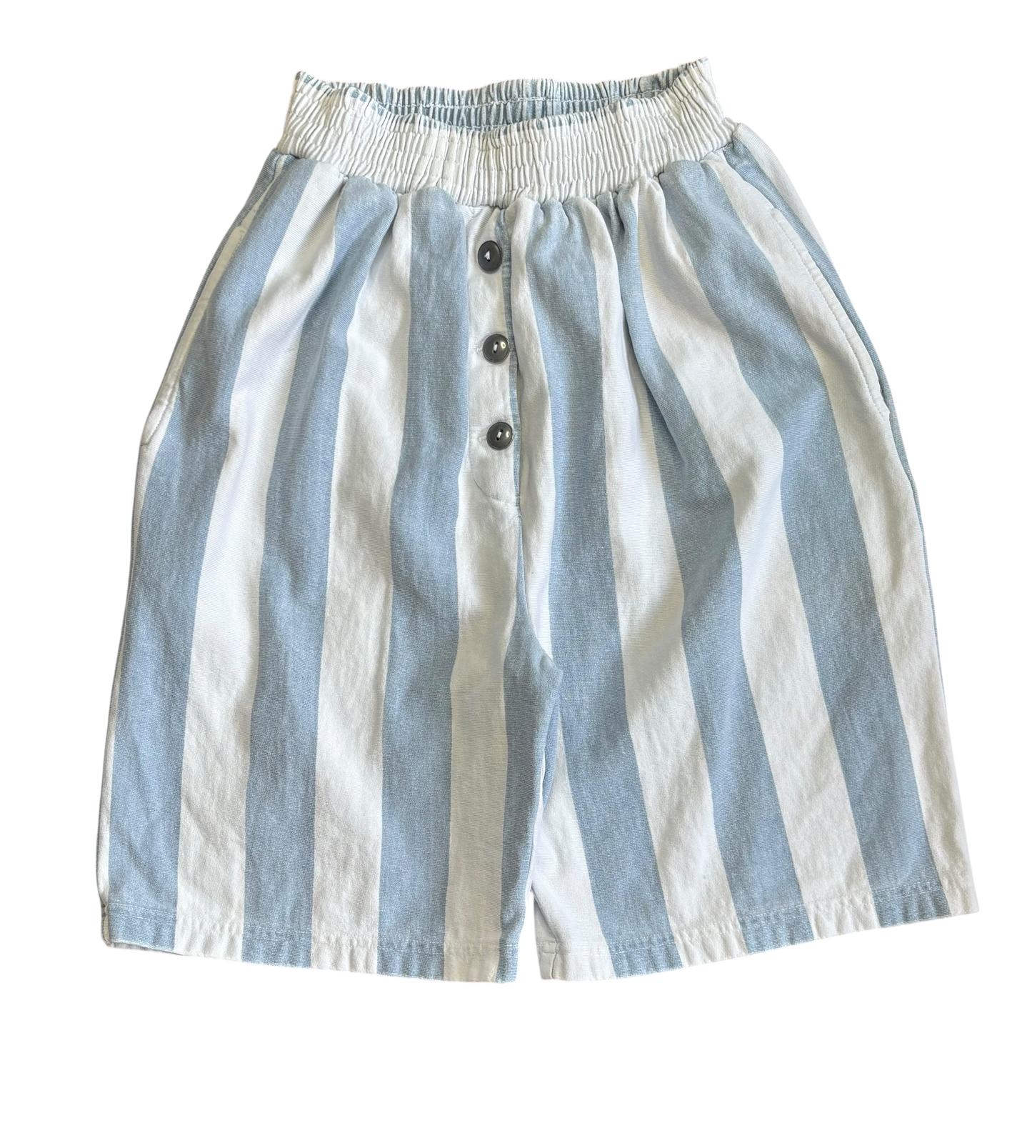 90s Vintage Striped Shorts (Small)
