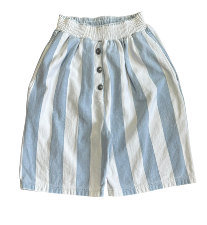 90s Vintage Striped Shorts (Small)