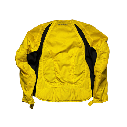 Icon Racing Merc Asphalt Yellow Motorcycle Jacket (Cropped Small)