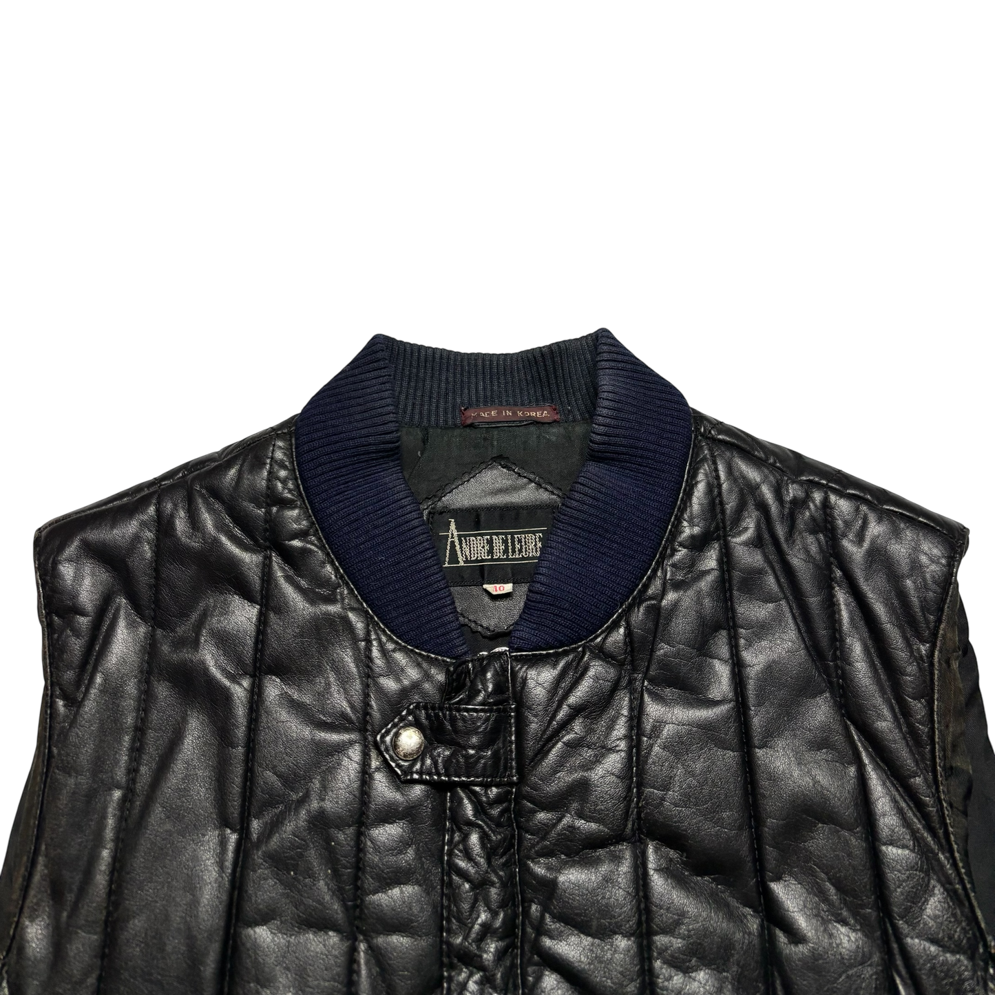 Vintage Leather Vest (Small - Flawed)