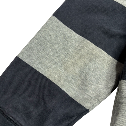 Nike Striped Grey/Navy Crewneck (Medium)