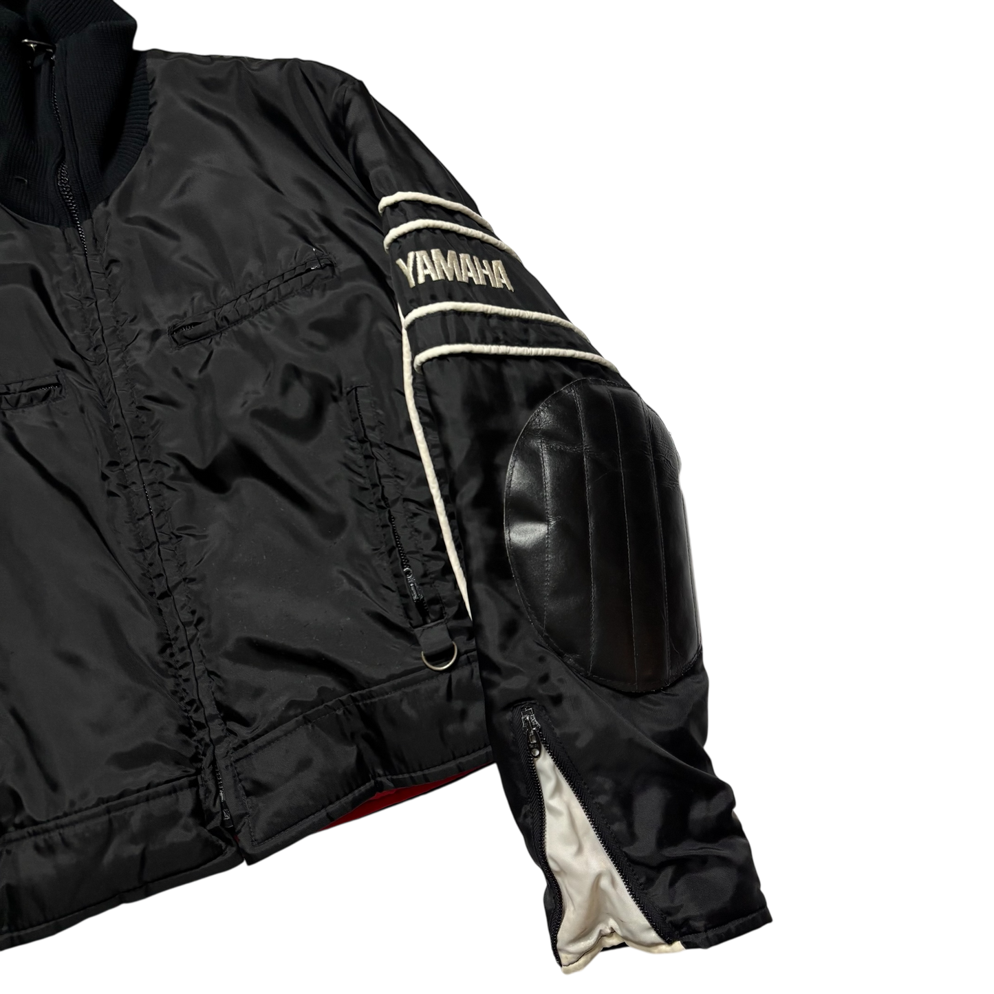 Vintage Yamaha Racing Snow Mobile Jacket (Cropped Large)