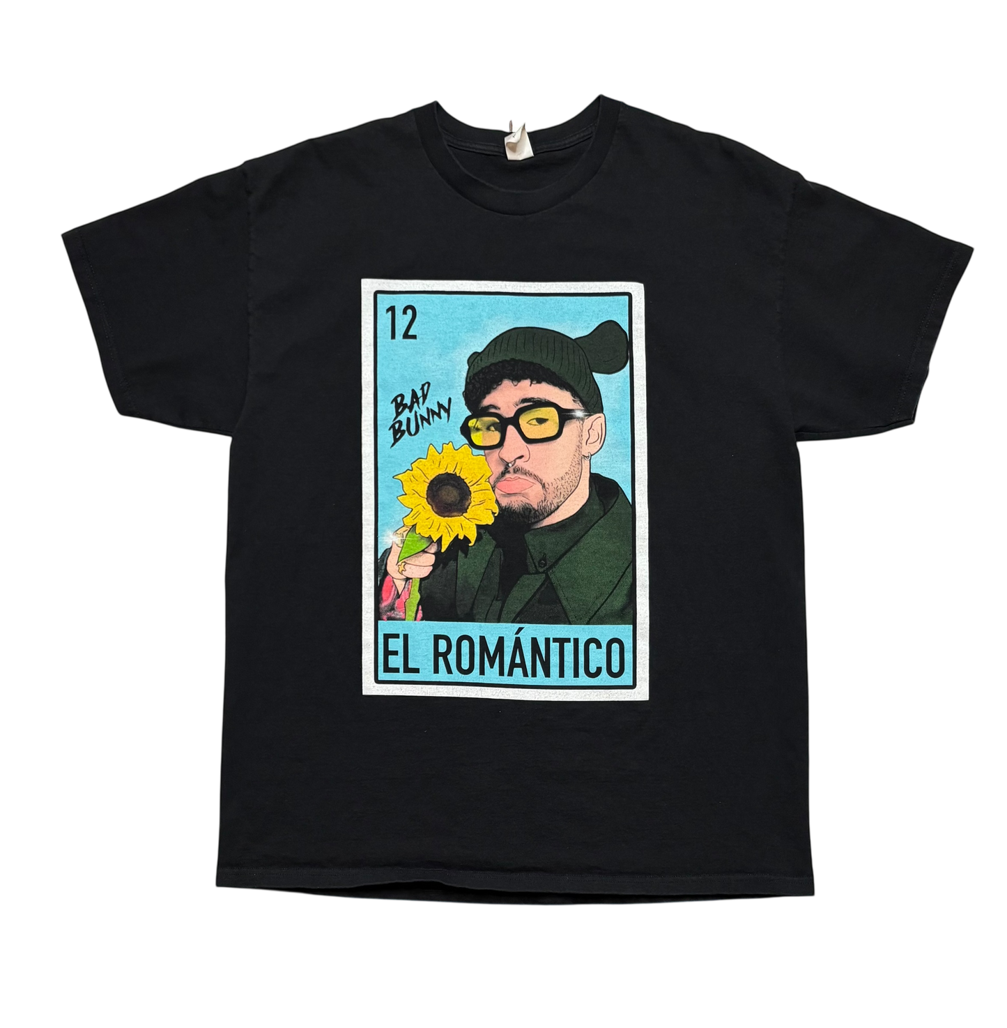 Bad Bunny Graphic T Shirt (Large)