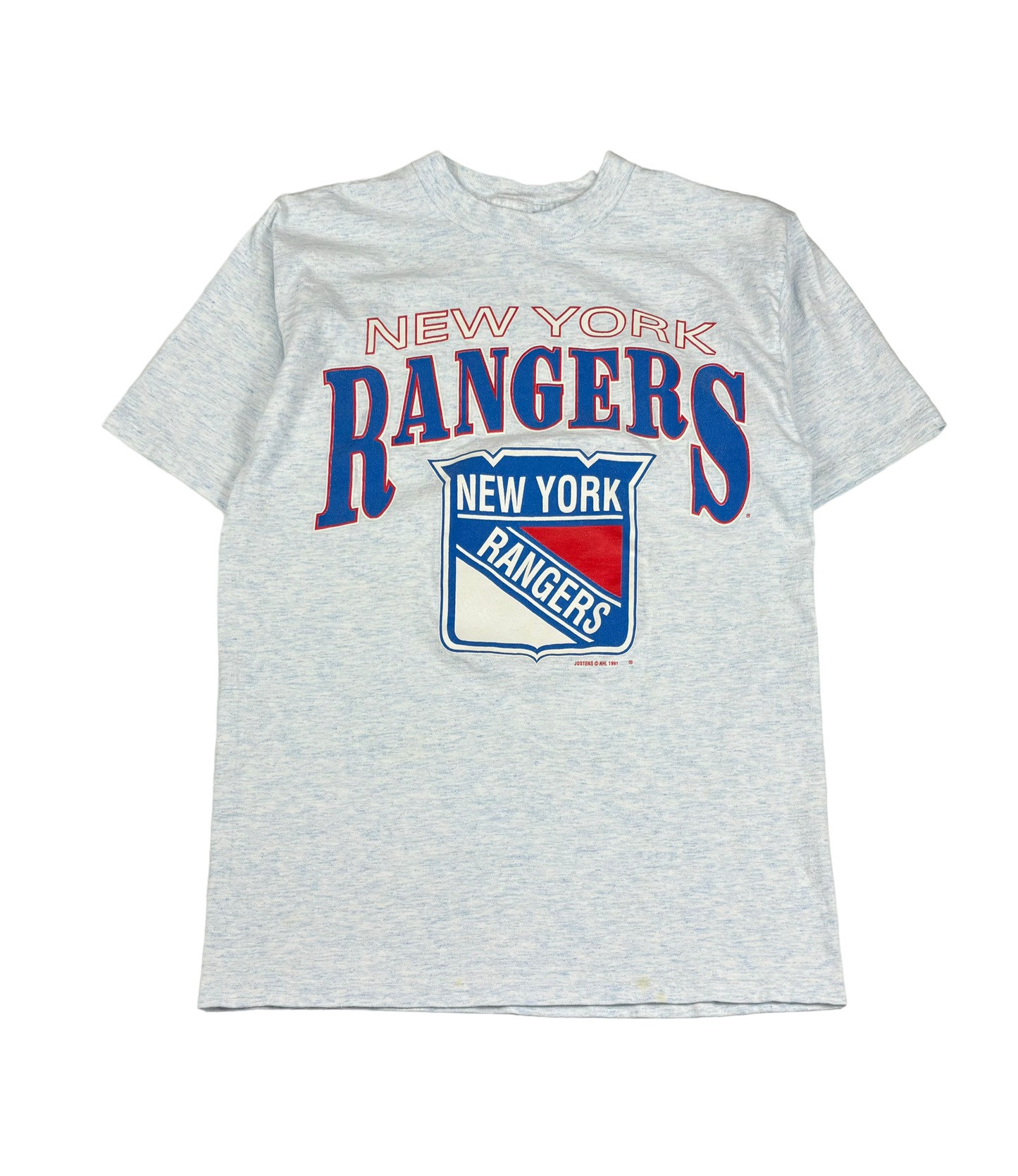 1991 Vintage New York Rangers T Shirt (Small)