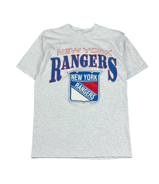 1991 Vintage New York Rangers T Shirt (Small)