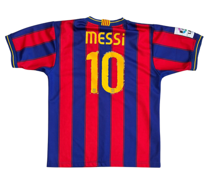 Barcelona Messi Jersey and Shorts Set (XS)