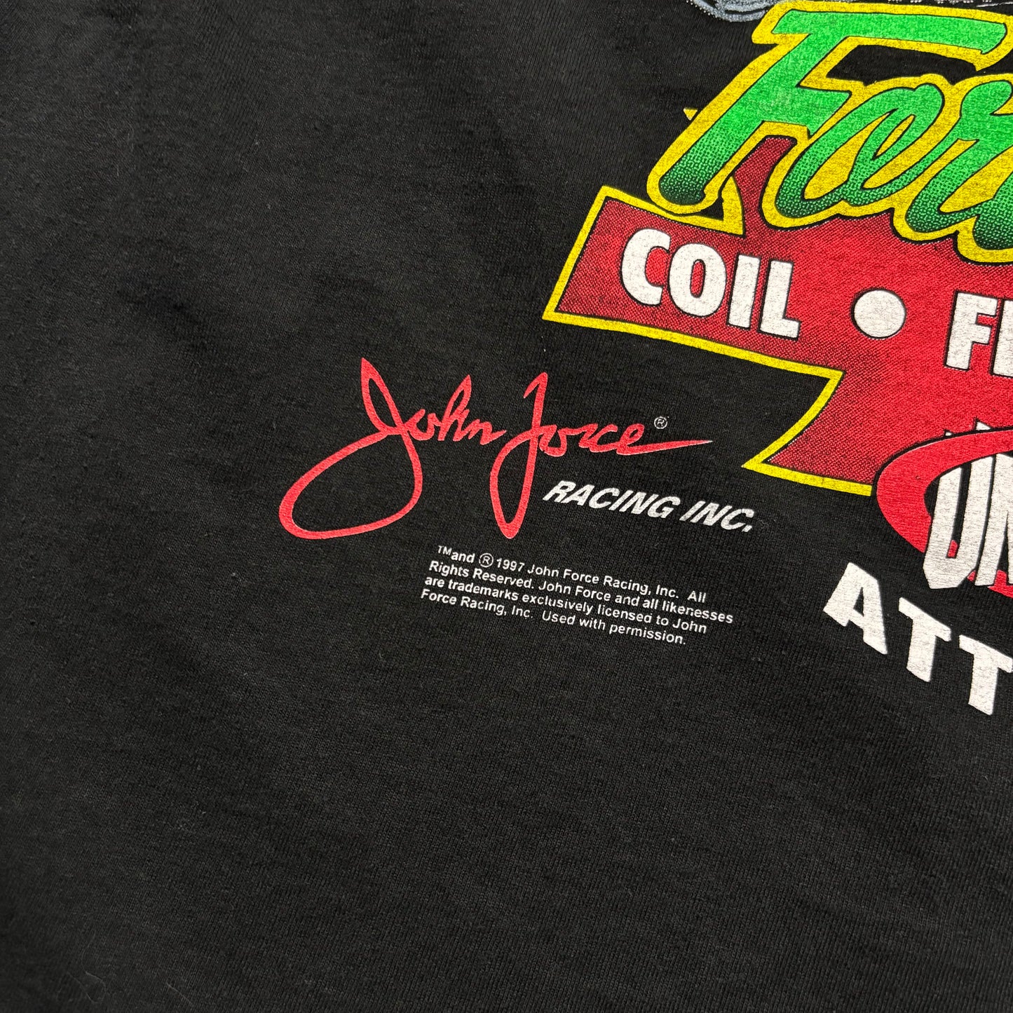 1997 John Force Racing T Shirt (Boxy XXL)