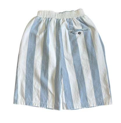 90s Vintage Striped Shorts (Small)