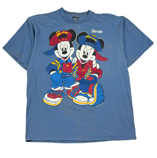 90s Vintage Mickey & Minnie Mouse T Shirt (XL)