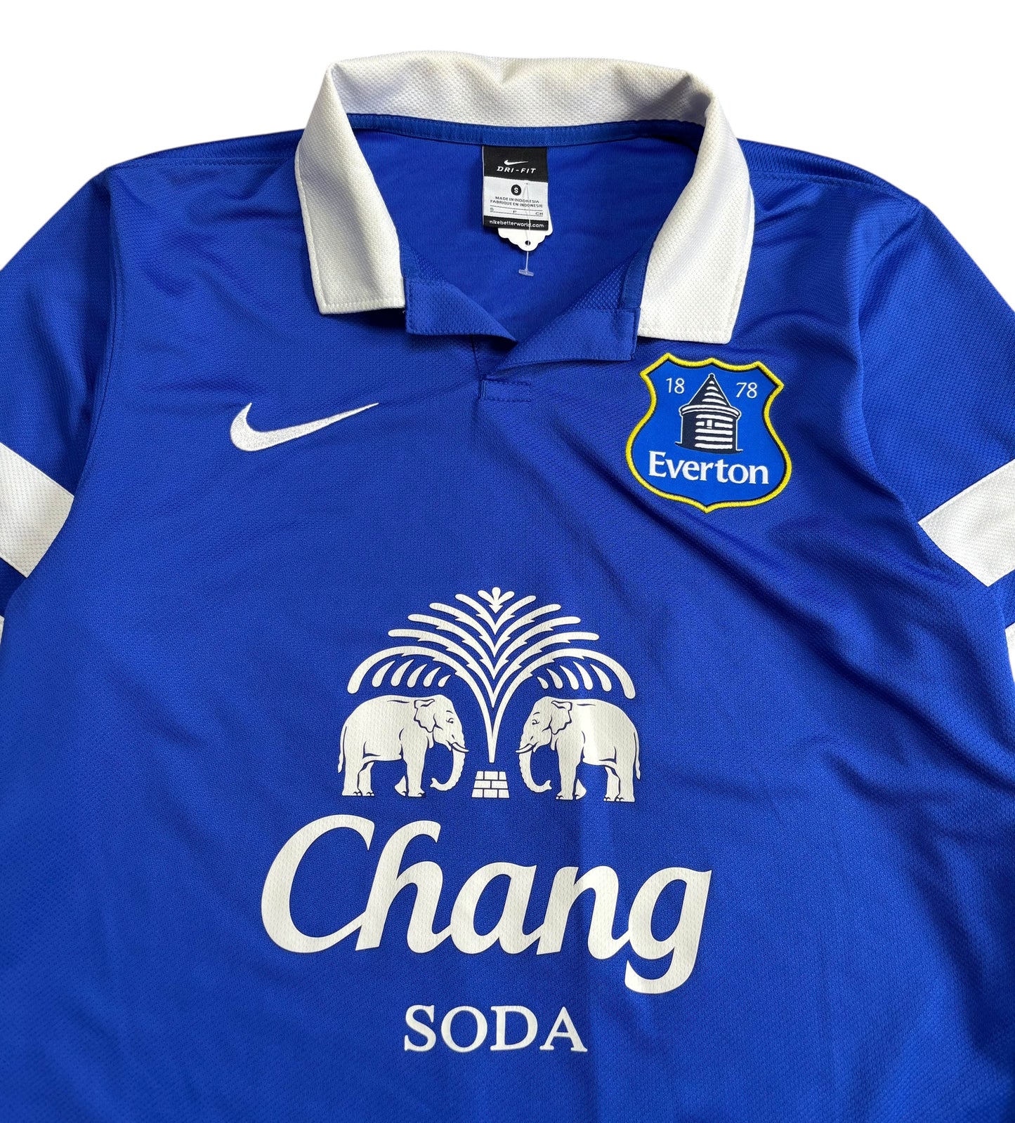 Authentic Everton Soccer Jersey #8 (Small)