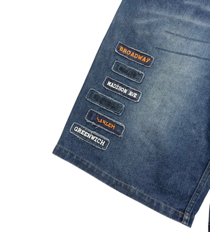Y2K NYC Neighborhood Jorts (Size 38)
