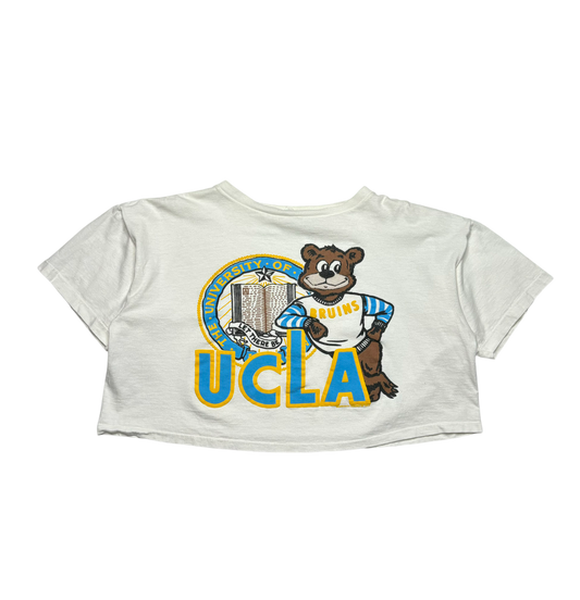 90s Vintage UCLA Cropped T Shirt (See description for size)