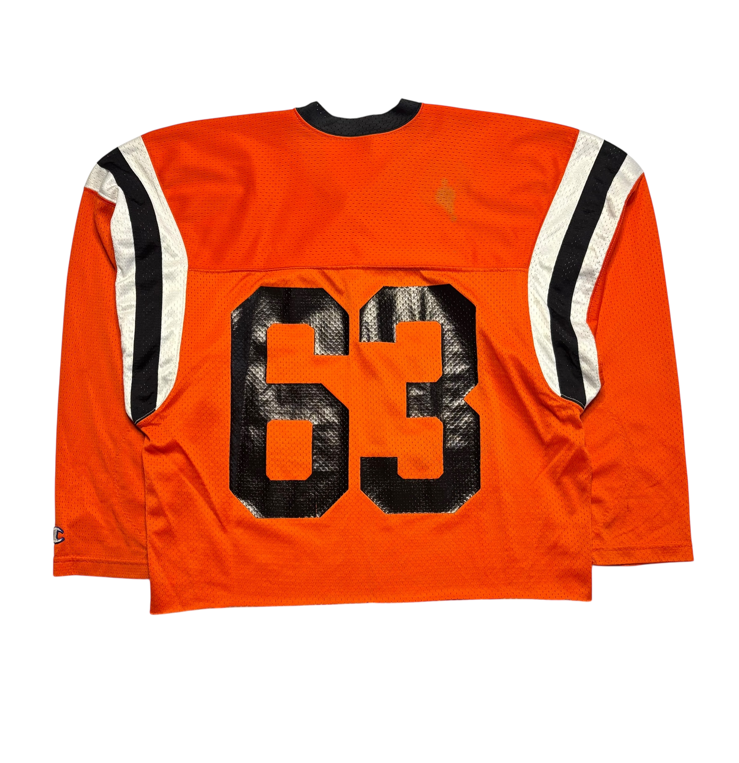 Vintage Football Long Sleeve Cropped Jersey (Large)