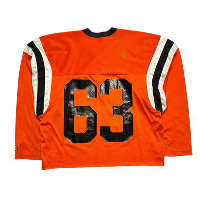 Vintage Football Long Sleeve Cropped Jersey (Large)