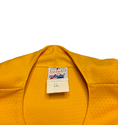 90's Vintage New York Yankees Yellow Jersey (XXL)