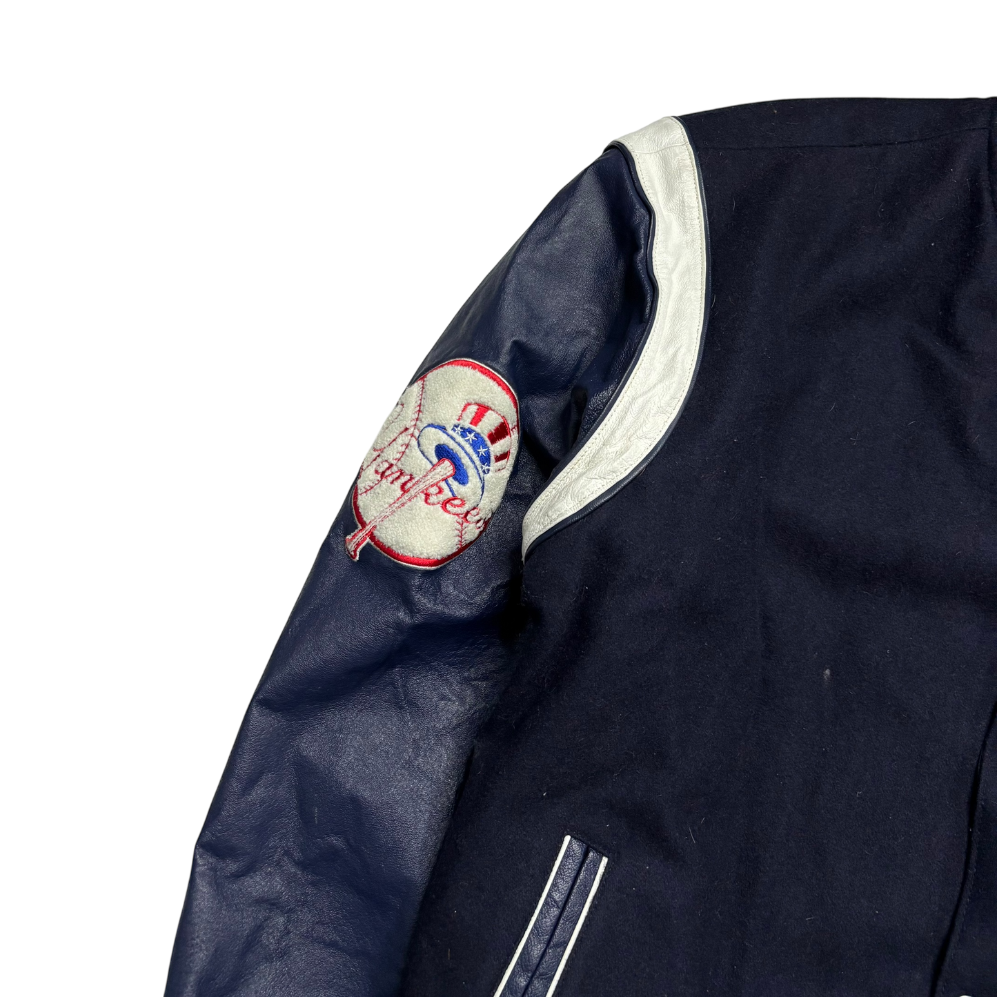 Vintage New York Yankees Reversible Varsity Jacket (Men’s Medium)